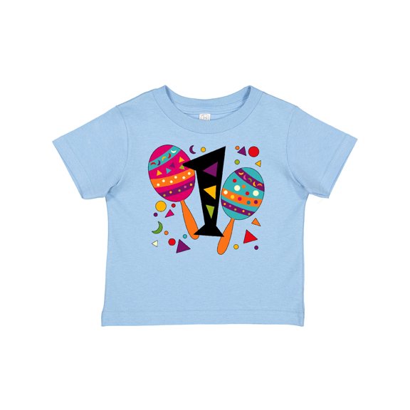 Inktastic First Birthday Cinco De Mayo- Maracas Boys or Girls Baby T-Shirt