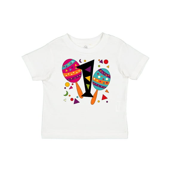 Inktastic First Birthday Cinco De Mayo- Maracas Boys or Girls Baby T-Shirt