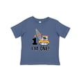 thumbnail image 1 of Inktastic First Birthday Construction Truck 1 Year Old Boys Baby T-Shirt, 1 of 5