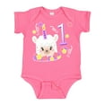 thumbnail image 1 of Inktastic First Birthday Cute Llama Cake Boys or Girls Baby Bodysuit, 1 of 5