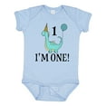 thumbnail image 1 of Inktastic First Birthday Dinosaur Party 1 Year Old Boys or Girls Baby Bodysuit, 1 of 5