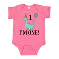 thumbnail image 1 of Inktastic First Birthday Dinosaur Party 1 Year Old Boys or Girls Baby Bodysuit, 1 of 5
