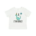 thumbnail image 1 of Inktastic First Birthday Dinosaur Party 1 Year Old Boys or Girls Baby T-Shirt, 1 of 5