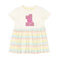 thumbnail image 1 of Inktastic First Birthday Flamingo 1 Year Old Girl Girls Baby Dress, 1 of 5
