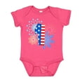 thumbnail image 1 of Inktastic First Birthday- Fourth of July Fireworks Boys or Girls Baby Bodysuit, 1 of 5