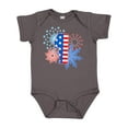 thumbnail image 1 of Inktastic First Birthday- Fourth of July Fireworks Boys or Girls Baby Bodysuit, 1 of 5