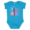 thumbnail image 1 of Inktastic First Birthday- Fourth of July Fireworks Boys or Girls Baby Bodysuit, 1 of 5