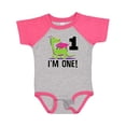 thumbnail image 1 of Inktastic First Birthday Girl Dragon Girls Baby Bodysuit, 1 of 5