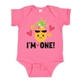 thumbnail image 1 of Inktastic First Birthday Hawaiian Pineapple Girls Baby Bodysuit, 1 of 5