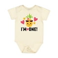 thumbnail image 1 of Inktastic First Birthday Hawaiian Pineapple Girls Baby Bodysuit, 1 of 5