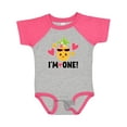 thumbnail image 1 of Inktastic First Birthday Hawaiian Pineapple Girls Baby Bodysuit, 1 of 5