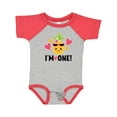 thumbnail image 1 of Inktastic First Birthday Hawaiian Pineapple Girls Baby Bodysuit, 1 of 5