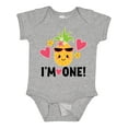 thumbnail image 1 of Inktastic First Birthday Hawaiian Pineapple Girls Baby Bodysuit, 1 of 5
