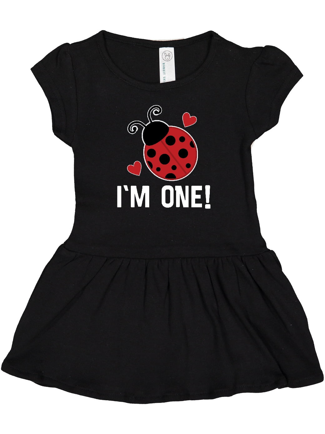 ladybug 1st birthday dress Ladybug First Birthday Tutu Outfit in red and Black 12month bodysuit / Long Sleeve main image 0