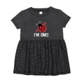 thumbnail image 1 of Inktastic First Birthday Ladybug 1 Year Old Girls Baby Dress, 1 of 5
