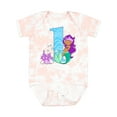 thumbnail image 1 of Inktastic First Birthday Mermaid Girls Baby Bodysuit, 1 of 5