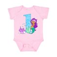 thumbnail image 1 of Inktastic First Birthday Mermaid Girls Baby Bodysuit, 1 of 5