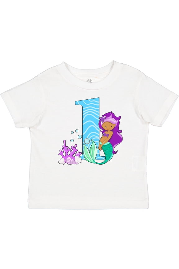 First Birthday Mermaid Girls Baby T-Shirt