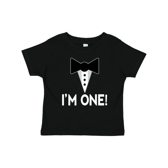 Inktastic First Birthday Mock Tuxedo Im One Boys Baby T-Shirt