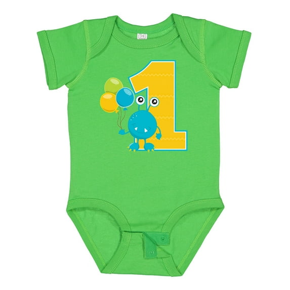 Inktastic First Birthday Monster Boys or Girls Baby Bodysuit