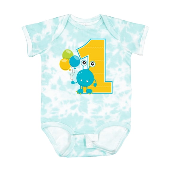 Inktastic First Birthday Monster Boys or Girls Baby Bodysuit