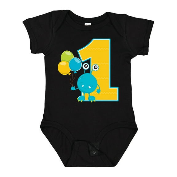 Inktastic First Birthday Monster Boys or Girls Baby Bodysuit