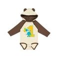 thumbnail image 1 of Inktastic First Birthday Monster Boys or Girls Long Sleeve Baby Bodysuit, 1 of 5