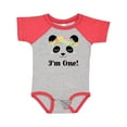 thumbnail image 1 of Inktastic First Birthday Panda 1 Year Old Girl Girls Baby Bodysuit, 1 of 5