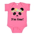 thumbnail image 1 of Inktastic First Birthday Panda 1 Year Old Girl Girls Baby Bodysuit, 1 of 5