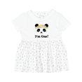 thumbnail image 1 of Inktastic First Birthday Panda 1 Year Old Girl Girls Baby Dress, 1 of 5
