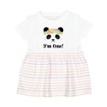 thumbnail image 1 of Inktastic First Birthday Panda 1 Year Old Girl Girls Baby Dress, 1 of 5