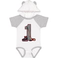 thumbnail image 1 of Inktastic First Birthday Red Hockey Boys or Girls Baby Bodysuit, 1 of 5