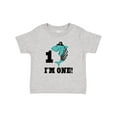 thumbnail image 1 of Inktastic First Birthday Shark 1 Year Old Pirate Boys Baby T-Shirt, 1 of 5