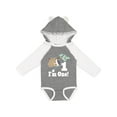 thumbnail image 1 of Inktastic First Birthday Sloth 1 Year Old Boys or Girls Long Sleeve Baby Bodysuit, 1 of 5
