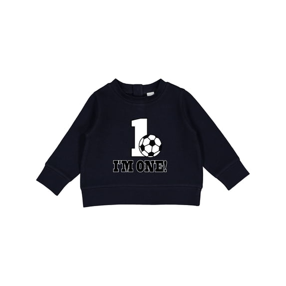 Inktastic First Birthday Soccer 1 Year Old Baby Sweatshirt