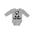 thumbnail image 1 of Inktastic First Birthday Soccer 1 Year Old Boy Boys or Girls Long Sleeve Baby Bodysuit, 1 of 5