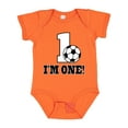 thumbnail image 1 of Inktastic First Birthday Soccer 1 Year Old Boys or Girls Baby Bodysuit, 1 of 5