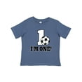 thumbnail image 1 of Inktastic First Birthday Soccer 1 Year Old Boys or Girls Baby T-Shirt, 1 of 5