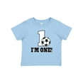 thumbnail image 1 of Inktastic First Birthday Soccer 1 Year Old Boys or Girls Baby T-Shirt, 1 of 5