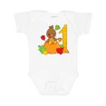 thumbnail image 1 of Inktastic First Birthday Turkey on Pumpkin Boys or Girls Baby Bodysuit, 1 of 5