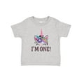 thumbnail image 1 of Inktastic First Birthday Unicorn for Girl Girls Baby T-Shirt, 1 of 5