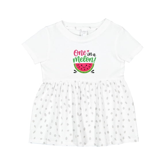 Inktastic First Birthday Watermelon Girls Baby Dress