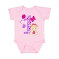 thumbnail image 1 of Inktastic First Birthday with Cute Puppy and Butterflies Boys or Girls Baby Bodysuit, 1 of 5
