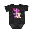 thumbnail image 1 of Inktastic First Birthday with Cute Puppy and Butterflies Boys or Girls Baby Bodysuit, 1 of 5