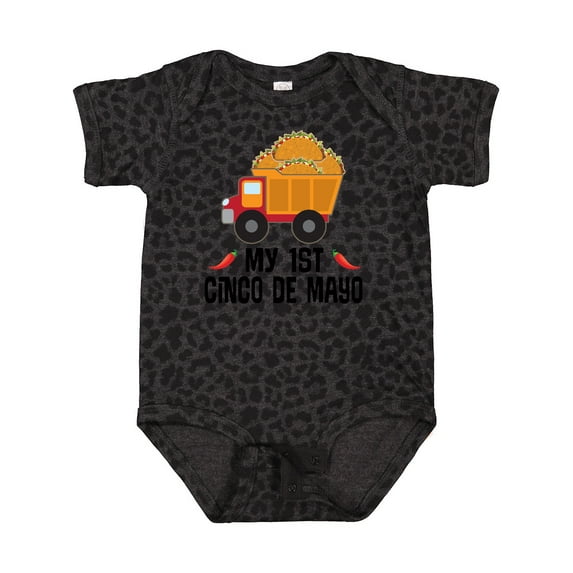Inktastic First Cinco De Mayo Taco Boys or Girls Baby Bodysuit
