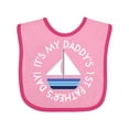 thumbnail image 1 of Inktastic First Fathers Day Baby Boys or Girls Baby Bib, 1 of 4