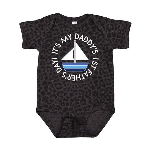 Inktastic First Fathers Day Baby Boys or Girls Baby Bodysuit