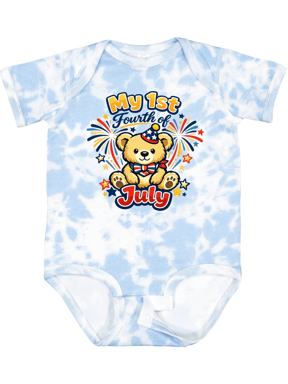 Inktastic First Fourth of July Boys or Girls Baby Bodysuit - Walmart.com