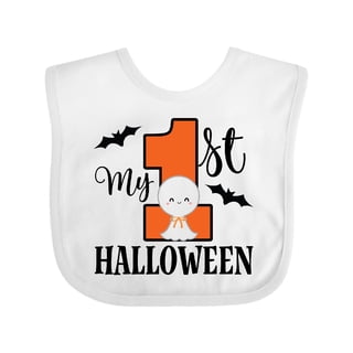 Inktastic First Halloween Baby Boys or Girls Baby Bib