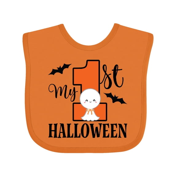 Inktastic First Halloween Baby Boys or Girls Baby Bib